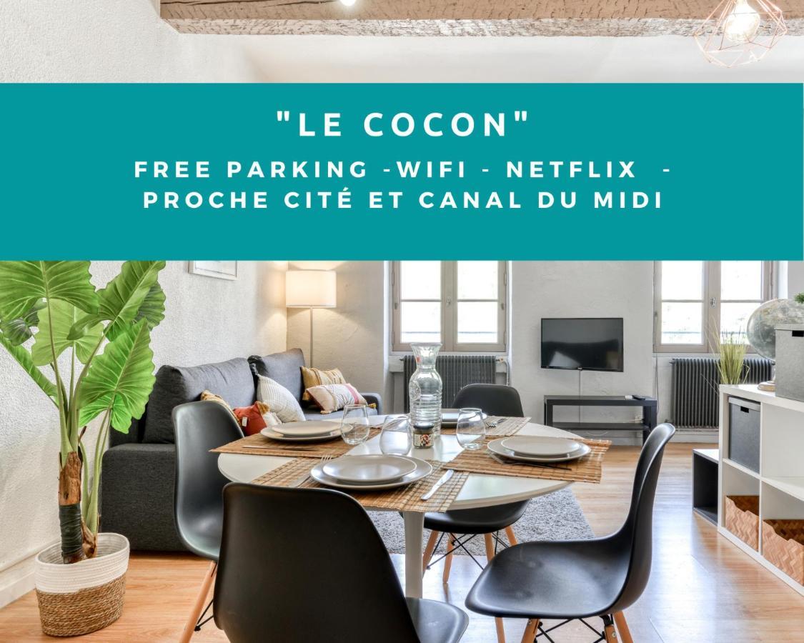 Апартаменти Le Cocon / Free Parking / Wifi / Netflix Каркассонн Екстер'єр фото